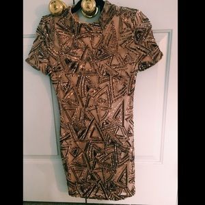 forever 21 sparkly form fitting dress